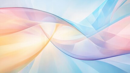 Obraz premium A colorful wave with a yellow and pink stripe