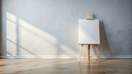 A blank canvas symbolizing creative potential and infinite possibilities, artistic, imagination, creativity, inspiration, blank