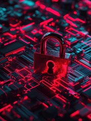 Lock on circuit board