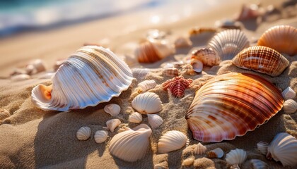 Smooth, oval cowrie shell with a glossy finish.