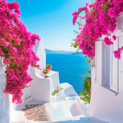 Fototapeta premium Blütenmeer Griechenland