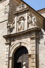 Obraz premium The Cathedral of Avila called Cathedral of The Saviour, in the old town of Avila city