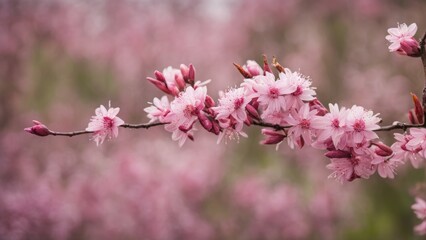 Obraz premium Blooming garden in spring