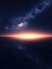 Fototapeta premium Ocean View at Night