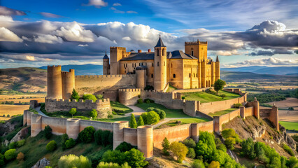 Obraz premium Spanish castle located in Belalc?zar, Spain , Castillo, Belalc?zar, Spain, historic, monument, architecture, medieval, fortress
