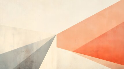 Modern geometric greeting card with small triangle pattern