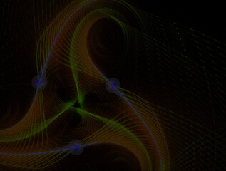 Imaginatory fractal abstract background Image