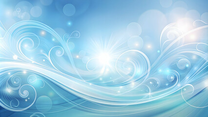 Abstract light blue background with soft gradients and swirls, soft, gradient, swirl, light blue, abstract, background