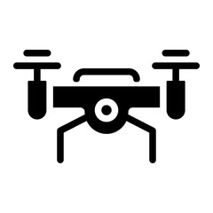 camera drone Solid icon