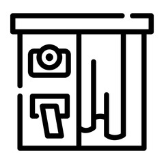studio photo Line Icon