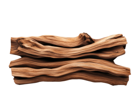 Natural wood piece with unique texture and curves