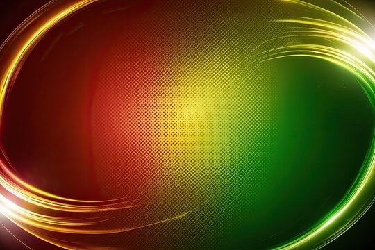 Vibrant Crimson Yellow Green Color Gradient Background with Shimmering Effect