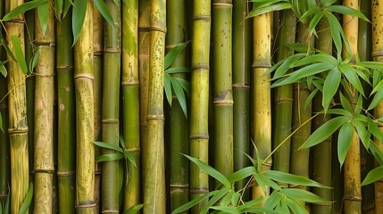 Fototapeta premium Bamboo texture background coming from natural