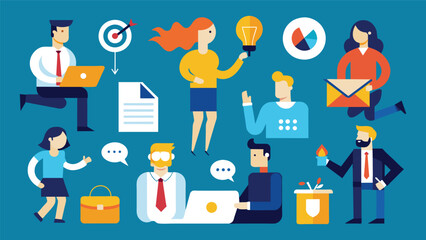 Digital business concept illustrations,mega set collection of scenes with men