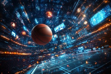 Futuristic Sports Fusion Design for Casino Themes