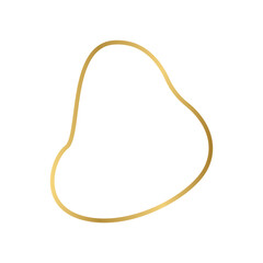 gold shape outline