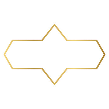 recommend clip art: gold shape outline