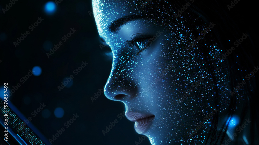 Poster artificial intelligence grants access to information and data in online networks through a smartphon