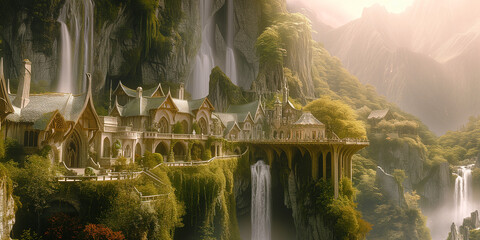 Rivendell elvish town