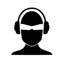 Simple music icon logo design of musical instruments, musical instrument silhouettes. Musical instrument elements for designs with entertainment concepts, music festivals