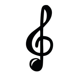 Simple music icon logo design of musical instruments, musical instrument silhouettes. Musical instrument elements for designs with entertainment concepts, music festivals