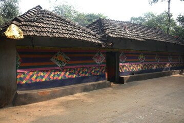 Mud cottage in rural village 