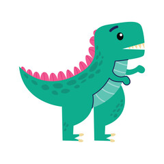 Cute Cartoon Tiranosaurus Rex