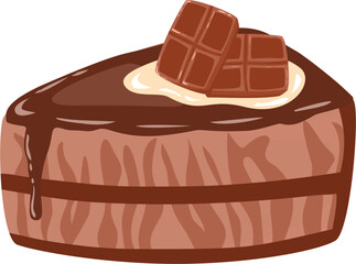 Chocolate slice cake