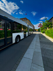 Bus, Kleiner Kiel, Kiel, Schleswig-Holstein, Deutschland, Europa