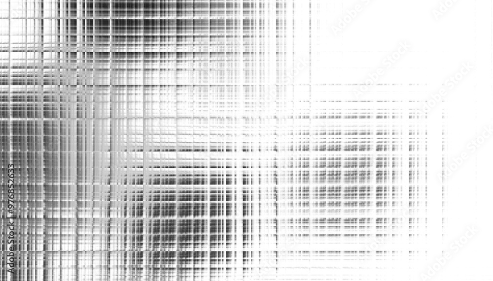 Poster Modern abstract overlay transparent background texture with layers of black and gray transparent material in grunge lines in random geometric