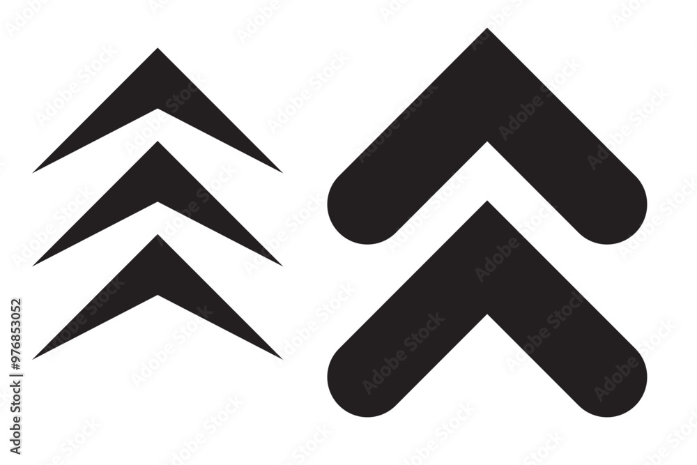 Canvas Prints black swipe up icon. swipe up icon for social media stories. modern swipe up buttons isolated on whi