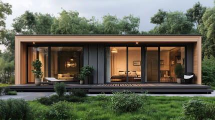 Fototapeta premium A modern modular house
