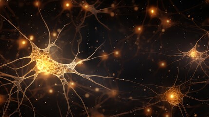 Neuron Connections - Abstract Background