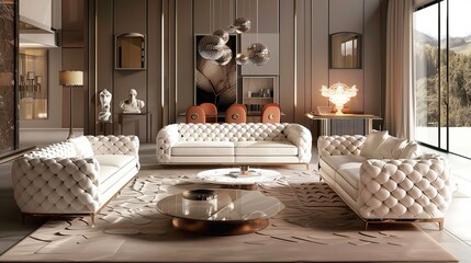 Designer Furniture: Furnish your home with designer furniture that combines aesthetics with ultimate comfort and luxury.