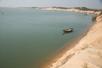 boats on the beach