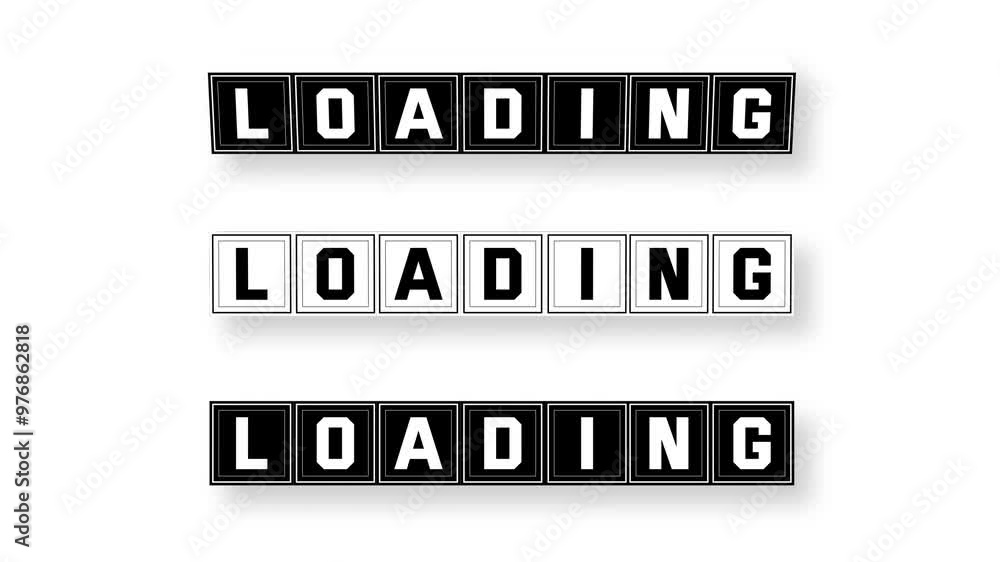 Poster 4k video background video animated video effects message loading