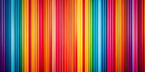 Obraz premium Vibrant vertical stripes in abstract colors background, vivid, abstract, stripes, colorful, backdrop, wallpaper, design
