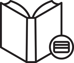 Book and Credit Card Icon
