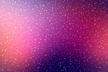 Falling snow on purple backdrop.