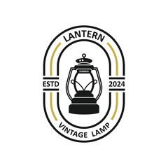 Lantern Lamp Logo Design, Life Lighting Vector, Lamp Logo Illustration, Product Brand