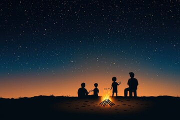 A close-up of a forest fire, with bright orange flames consuming trees and dark smoke billowing.. Beautiful simple AI generated image