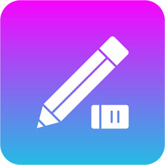 Pencil and eraser Icon
