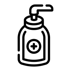 antiseptic Line Icon