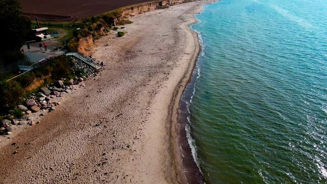Cliff view on the Island of Fehmarn
