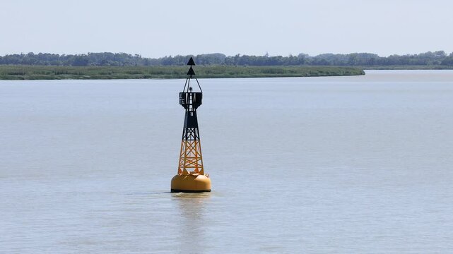 Floating Buoy in Blaye, France