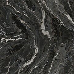 A Bardiglio marble texture with its medium to dark grey background and light grey veining.