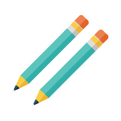 set-of-two-pencils-vector- illustration