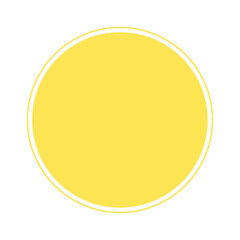 手書きのシンプルな丸 - 細いラインの装飾が付いている背景やフレームのテンプレート素材