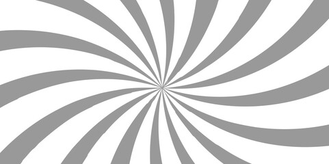 Spiral background with white and black colour. Sunburst background, Retro background. Abstract Black And White Wallpaper hd Background. Vector. 