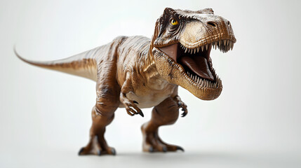 Tyrannosaurus rex, the T-Rex, featured alone on a white background